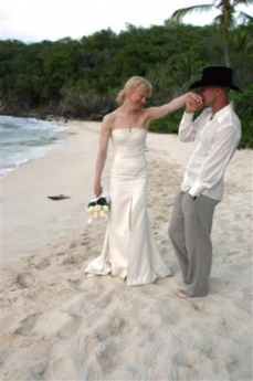 The Bride on the Beach