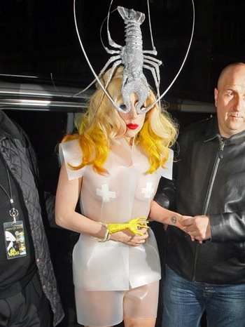 Lady Gaga Lobster Hat