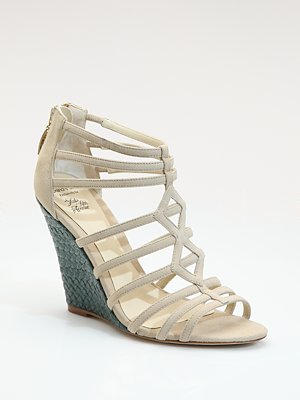 Alexandre Birman Strappy Wedge Sandals