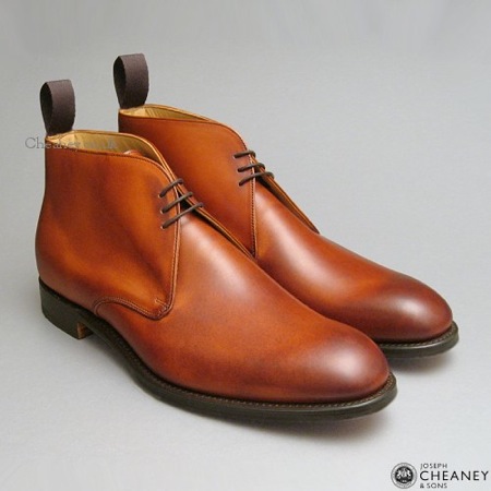 Jackie Chukka Boots in tan from Cheaney English Shoes