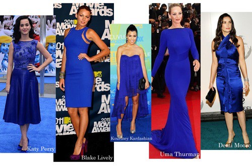 The Celebrities Love the Cobolt Blue