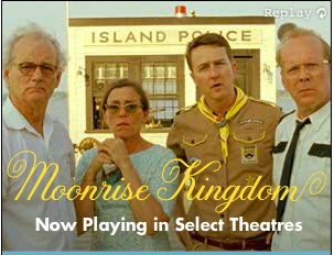 Moonrise Kingdom advertising makes the movie look funny, but it's almost certainly not.