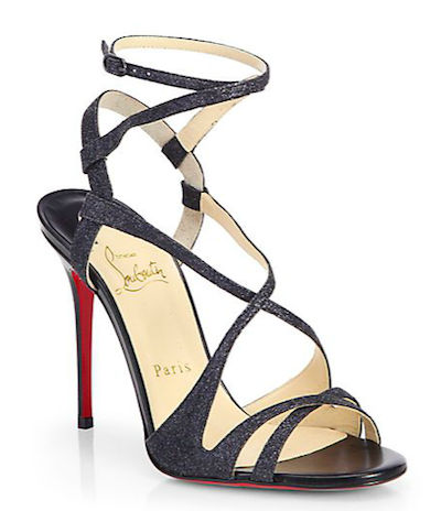 Audrey Glitter Sandals from Christian Louboutin