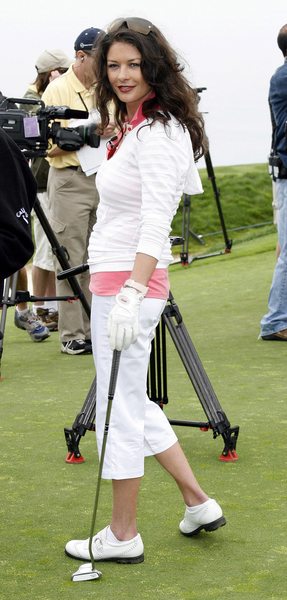 Catherine Zeta-Jones Loves the Golf