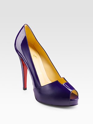 Pique Prive Patent Leather Pumps from Christian Louboutin