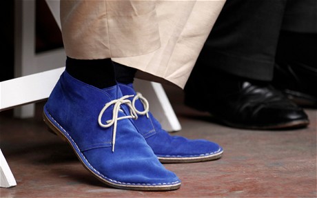 Prince Harry in Blue Suede Shoes
