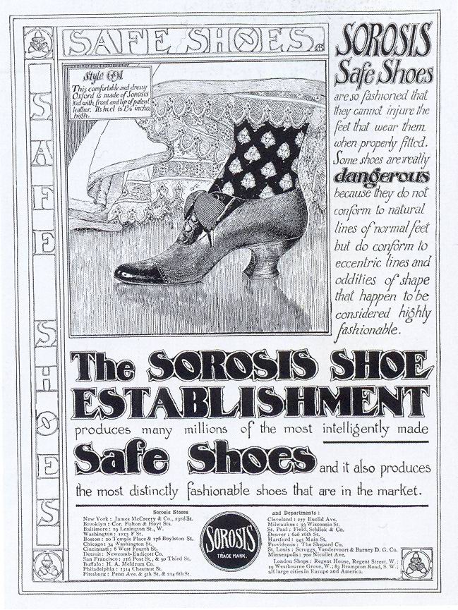 Sorois Safe Shoes, 1905