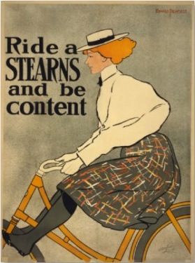 Stearns Bicycle Ad, 1896